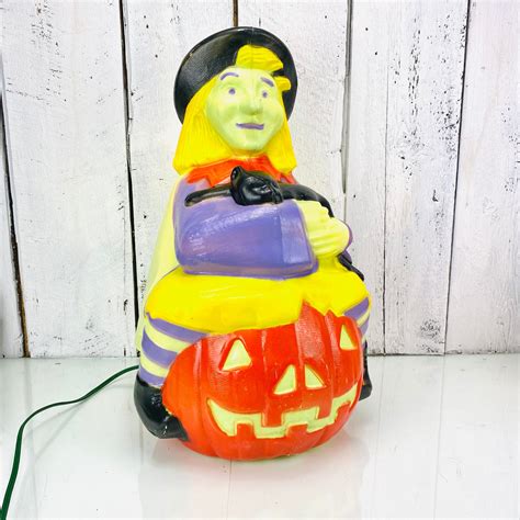 Witch blow mold figurine